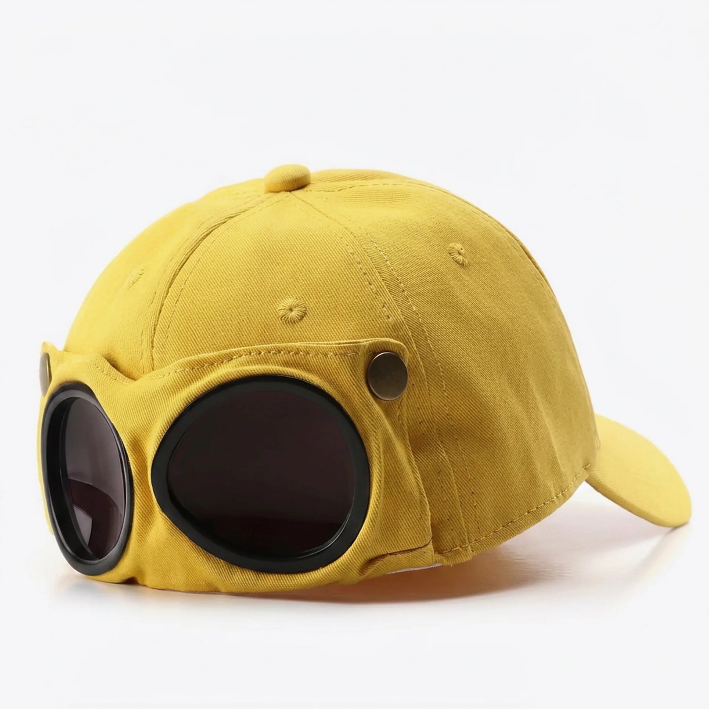 Capgoggle | Unisex Baseball Cap Aviator Hat with Goggles