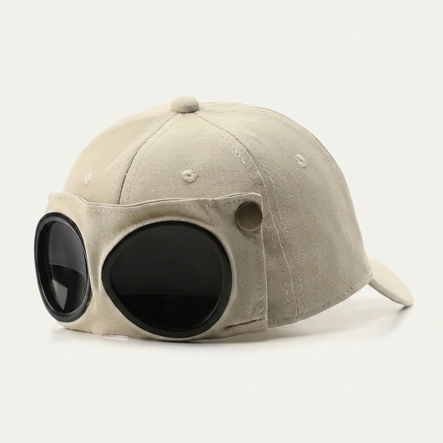 Capgoggle | Unisex Baseball Cap Aviator Hat with Goggles